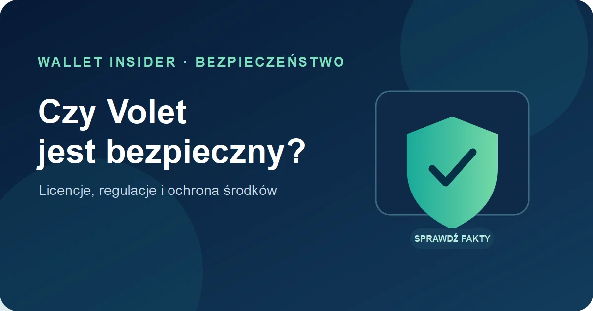 Czy Volet jest bezpieczny? Licencje i ochrona depozytów 3 Czy Volet jest bezpieczny? Ilustracja tarczy symbolizującej sprawdzanie licencji i ochrony środków